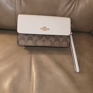 Coach clutch wristlet